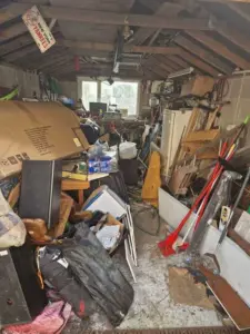 Before House Clearance in Thorne - property cleared by White Rose